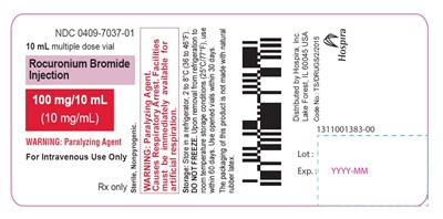 BOX LABEL - 0409 3189 01 ROCURONIUM BROMIDE Package Label (1)
